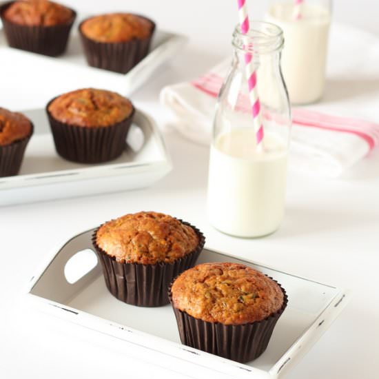 Skinny Zucchini Muffins - Recipe photo by recipesfromapantry