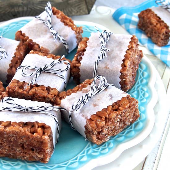 Bacon Nutella Krispies - Recipe photo by simply sated
