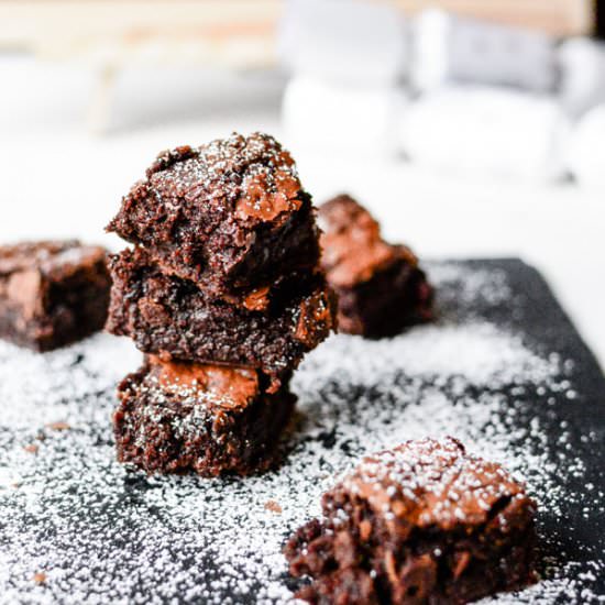 Chocolate Peppermint Crunch Brownie - Recipe photo by msihua