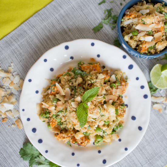 Cauliflower Samosa Salad - Recipe photo by SweetPotatoSoul