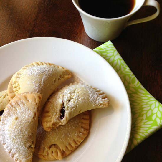 Blueberry Sugar Cookie Crescents - Recipe photo by Luv My Veggie Table