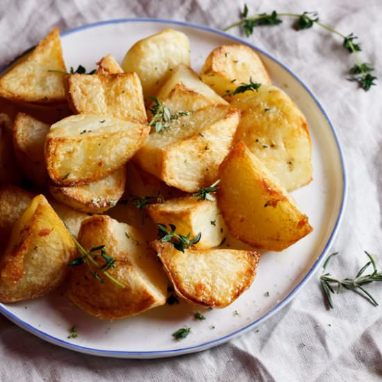 Roast Potatoes with Herb Salt - Recipe photo by Simply Delicious