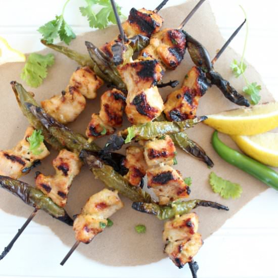 Jalapeño Honey Chicken Skewers - Recipe photo by Whitney Bond