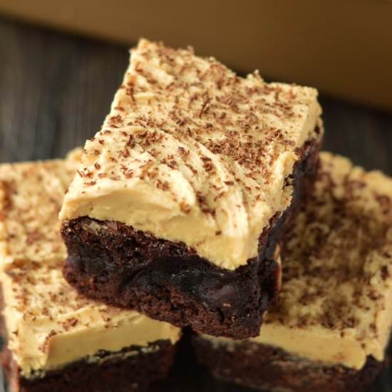 Peanut Butter Brownies - Recipe photo by Fridaycakenight