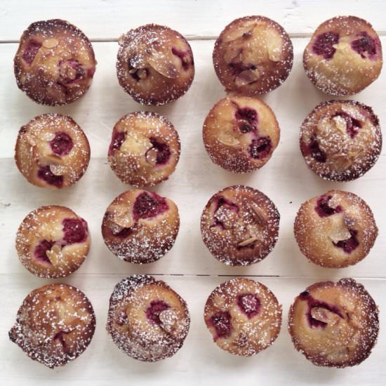 Raspberry Friands - Recipe photo by Spadeforkspoon