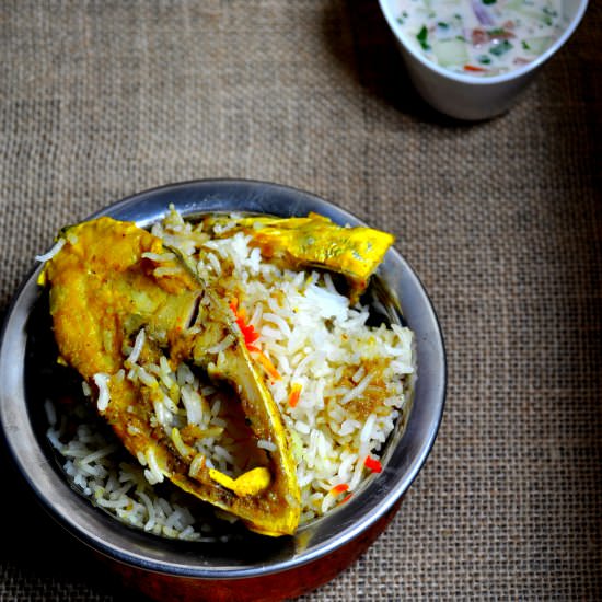 Hilsa Biryani or Ilish Biryani - Recipe photo by zestandleisure