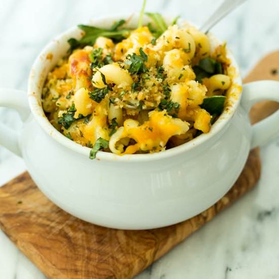 Green Goddess Mac and Cheese - Recipe photo by Simple Healthy Kitchen