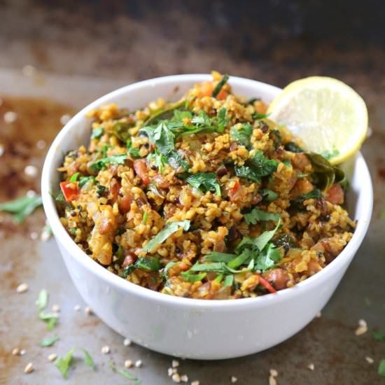 Savory Spicy Masala Curried Oats - Recipe photo by sreelu