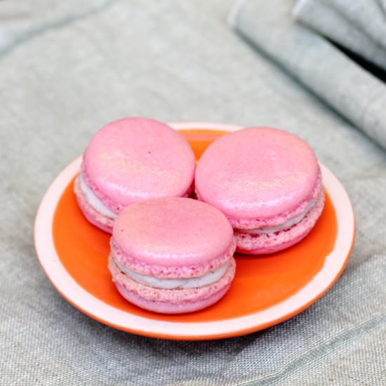 Blueberry Macarons - Recipe photo by littleaccidentsinthekitchen