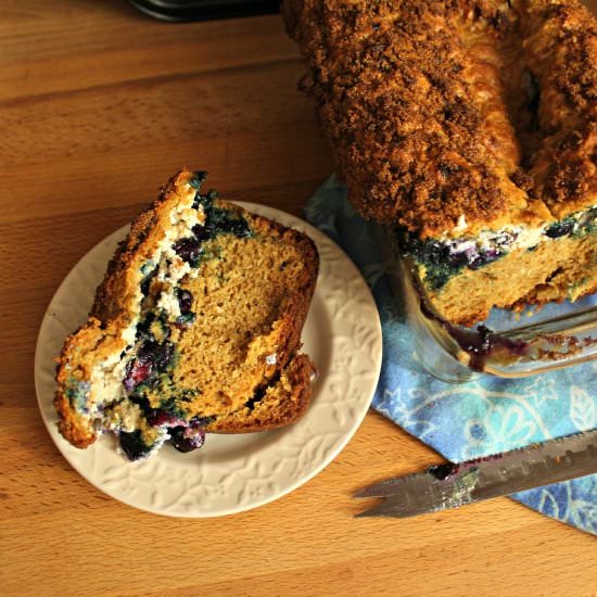 Blueberry Ricotta Coffee Cake - Recipe photo by SarahEatsAustin
