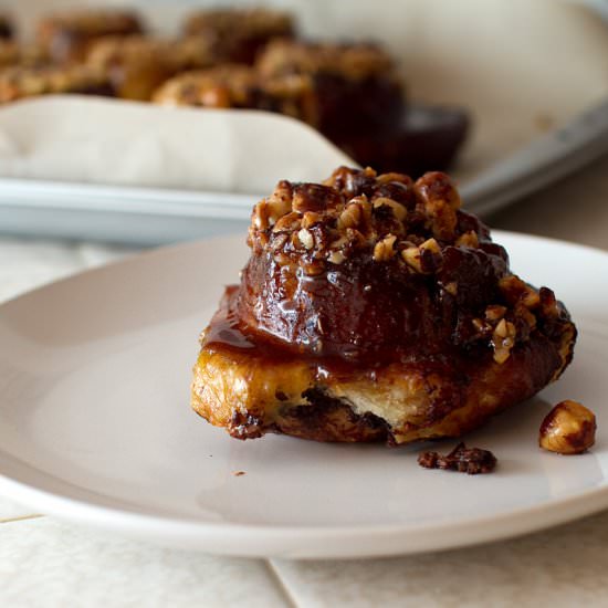 Pretzky Bun: A Pretzel Sticky Bun - Recipe photo by fmitk
