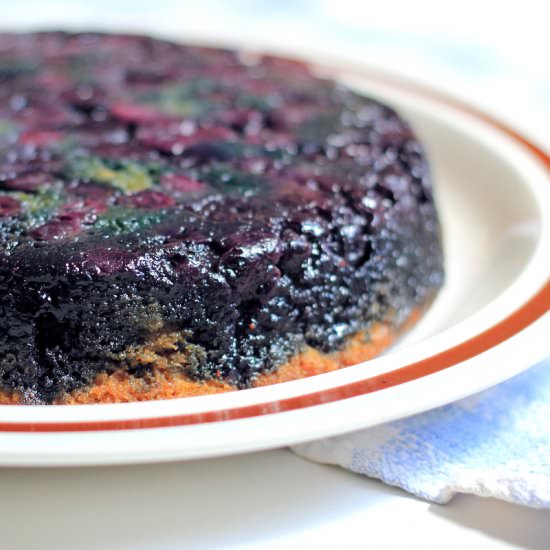 Blueberry Upside-Down Cake - Recipe photo by melmaria