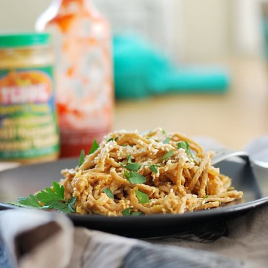 Garlic Peanut Soba Noodles - Recipe photo by asunshinyday