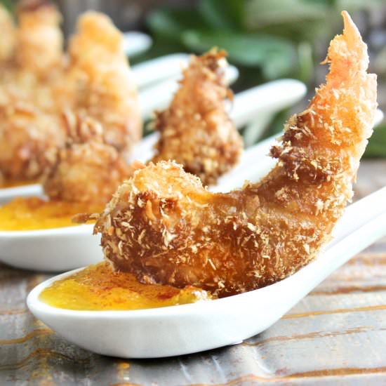 Imperial Stout Coconut Shrimp - Recipe photo by Confectionalism