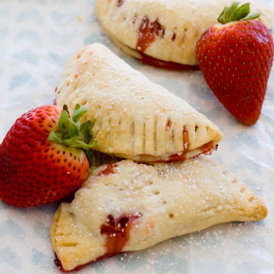 Strawberry Hand Pies - Recipe photo by a latte food