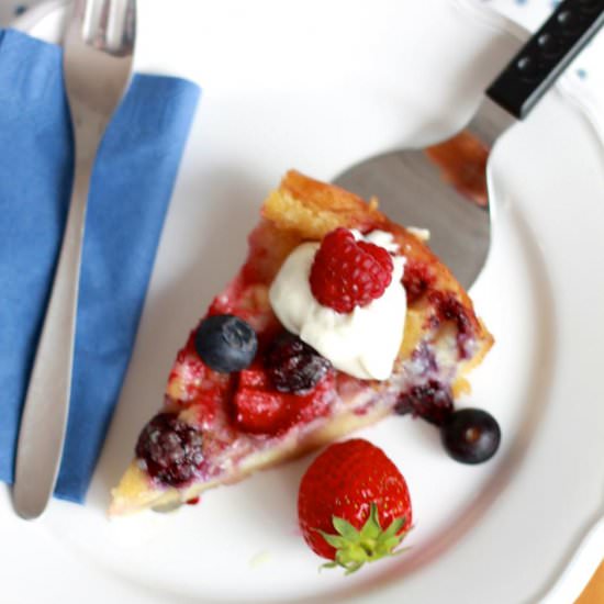 Baked Pancake with Summer Berries - Recipe photo by Raspberrysue