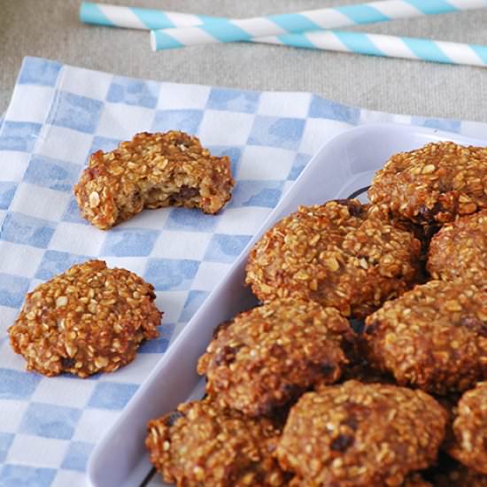 Healthy Banana Oatmeal Cookies - Recipe photo by akane86