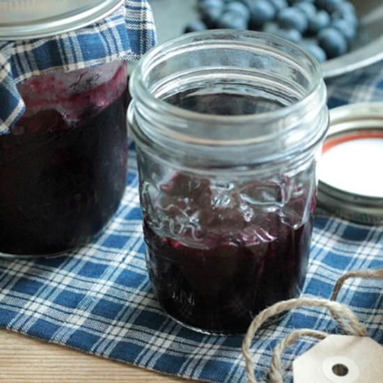 Reduced Sugar Blueberry Sauce - Recipe photo by capefearnutrition