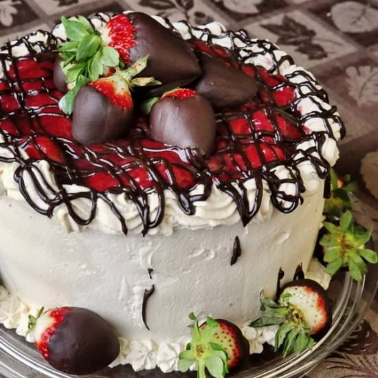 Strawberry Black Forest Cake - Recipe photo by sierra208