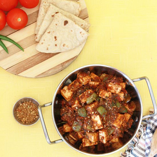Kadai Paneer – Restaurant style - Recipe photo by Priyanka Verma