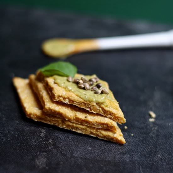 Chickpea Crackers - Recipe photo by bluelij