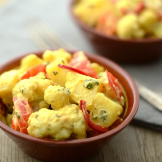 Indian Potato Salad - Recipe photo by loeffelgenuss