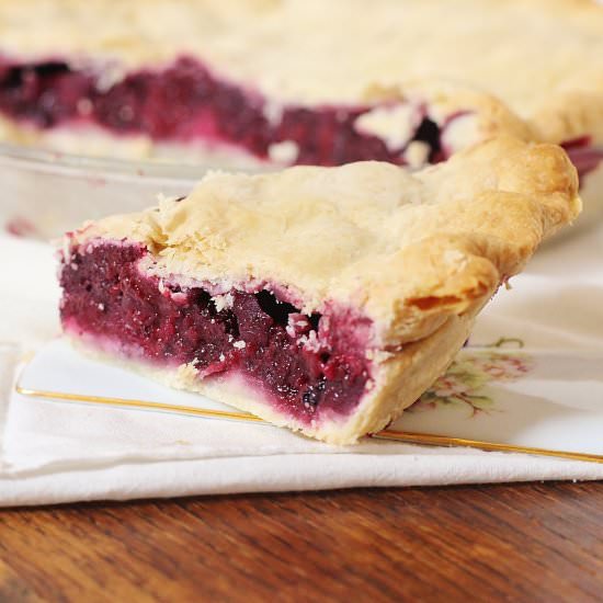 Blackberry Pie w/ Butter Crust - Recipe photo by syrupandbiscuits