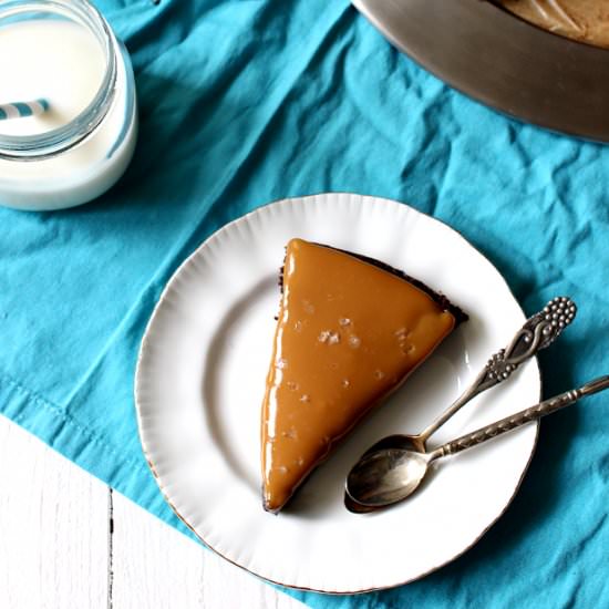 Salted Dulce de Leche Mudcake - Recipe photo by Wicked sweet kitchen
