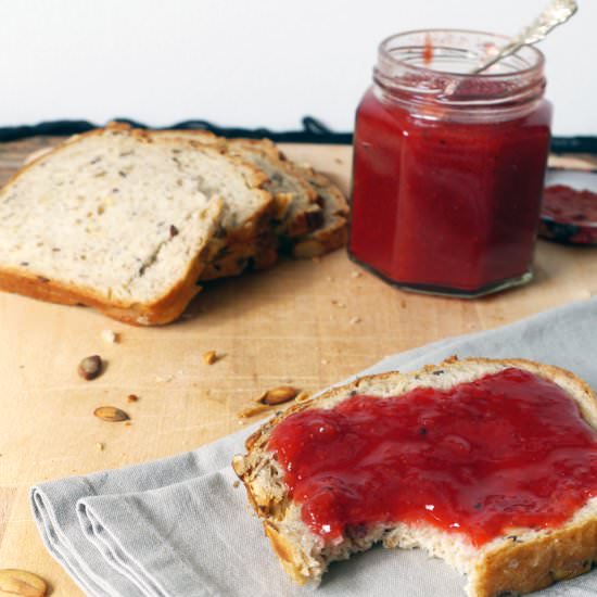 Strawberry Vanilla Jam - Recipe photo by julzalicious