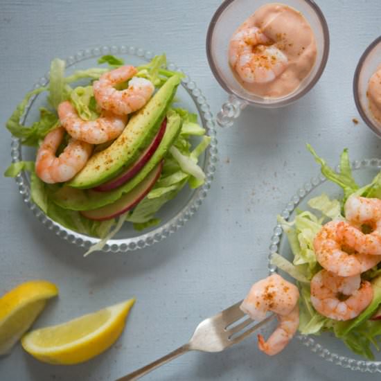 Modern Prawn Cocktail Salad - Recipe photo by Rock My Style
