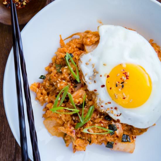 Kimchi Fried Rice - Recipe photo by Just One Cookbook