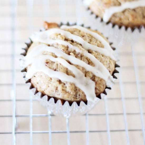 Moist Vegan Banana Muffins - Recipe photo by savoringspoon