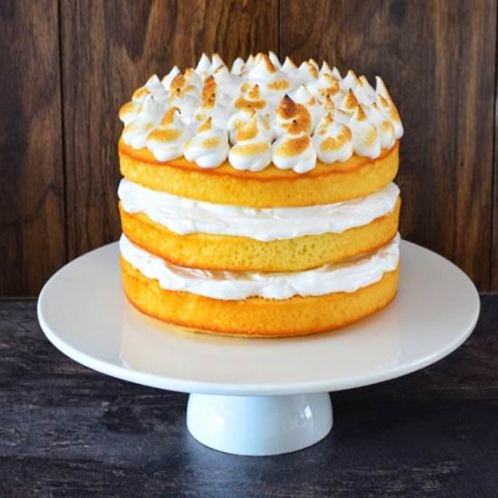 Lemon Meringue Cake - Recipe photo by marina_prins