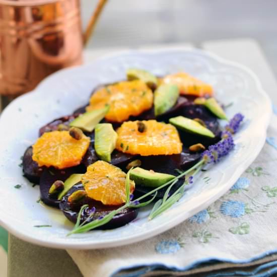 Beet, Avocado, and Orange Salad - Recipe photo by theminiaturemoose