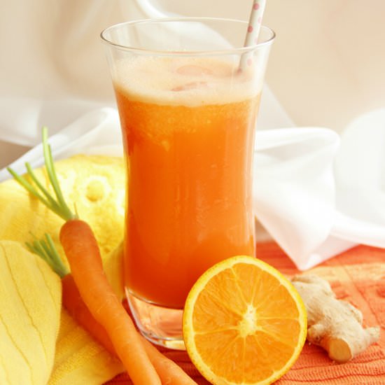 Orange Wellness Elixir - Recipe photo by theseasonedtraveler
