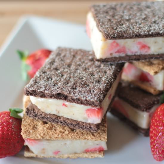 Healthy Ice Cream Sandwiches - Recipe photo by divascancook