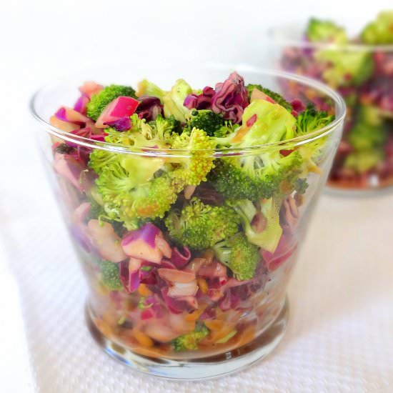 Crunchy Broccoli Raisin Salad - Recipe photo by TheGlowingFridge