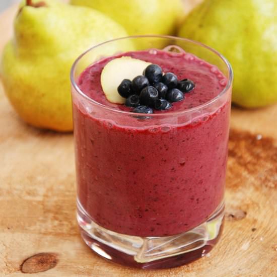 Blueberry and Pear Smoothie - Recipe photo by Moja Galeria Smaku