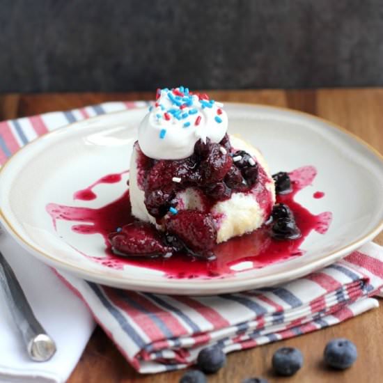 Grown-up Mixed Berry Shortcake - Recipe photo by EricasRecipes