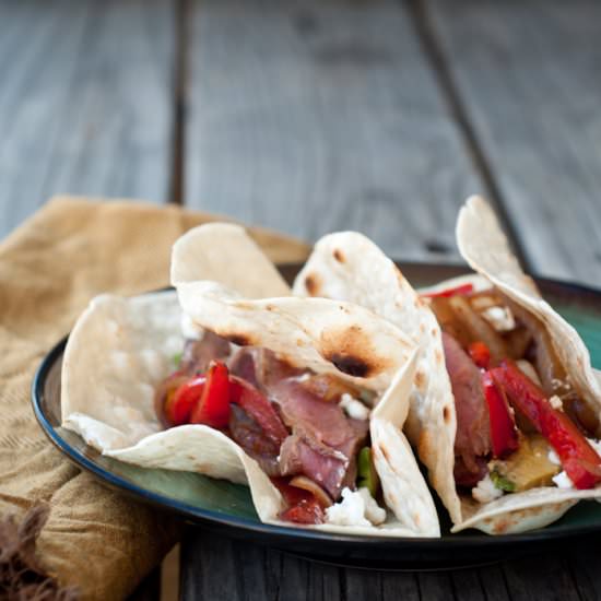 Seared Steak Fajitas - Recipe photo by foodsofourlives