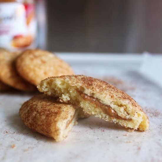 Biscoff Stuffed Snickerdoodles - Recipe photo by AndrestheHomeBaker