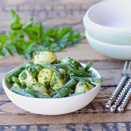 Potato and green bean salad - Recipe photo by oliveoilandlemons