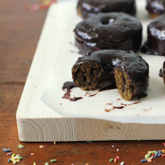 Green Tea Doughnuts - Recipe photo by the tummy train