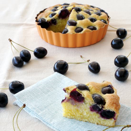 White Cherry Cake - Recipe photo by julzalicious