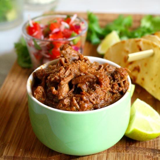 Smoky Chipotle Beef Barbacoa - Recipe photo by thetastybite