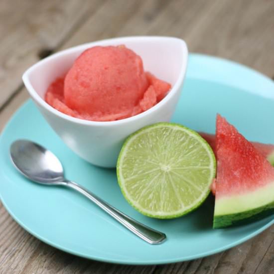 Easy, 5-Minute Watermelon Sorbet - Recipe photo by OhTheThingsWellMake