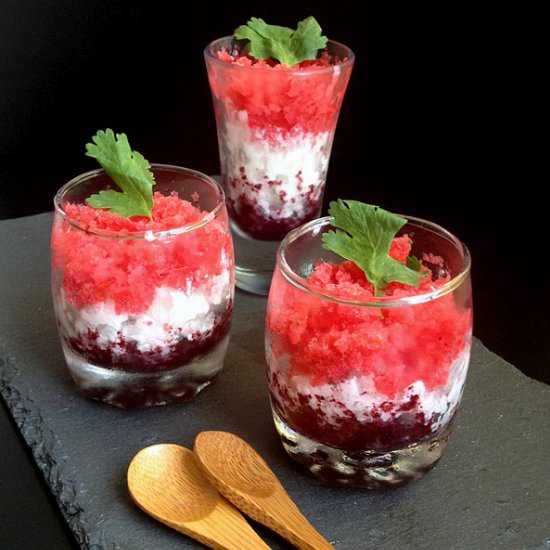 4th of July Granita - Recipe photo by vimithaa