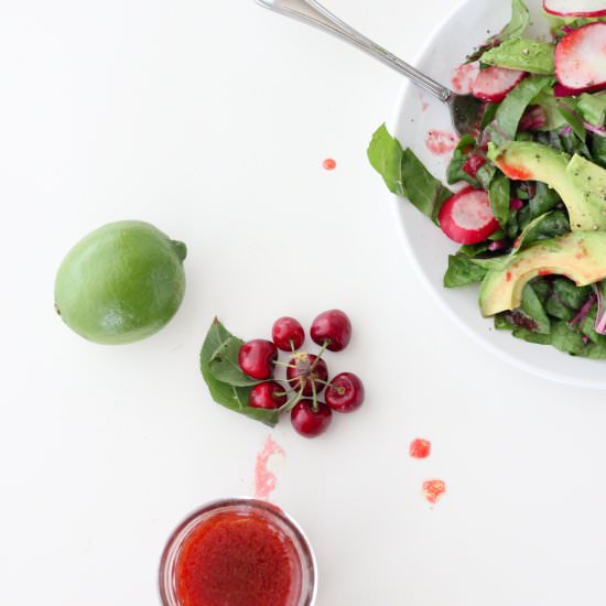 Sweet Cherry Lime Vinaigrette - Recipe photo by deliacreates