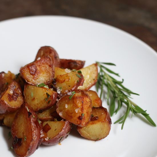Rosemary Skillet Potatoes - Recipe photo by TimVidraEats