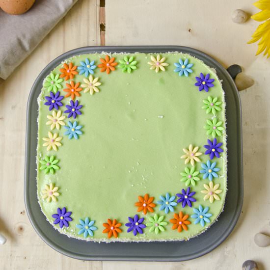Pandan Kaya Cake - Recipe photo by Hungry PeePor